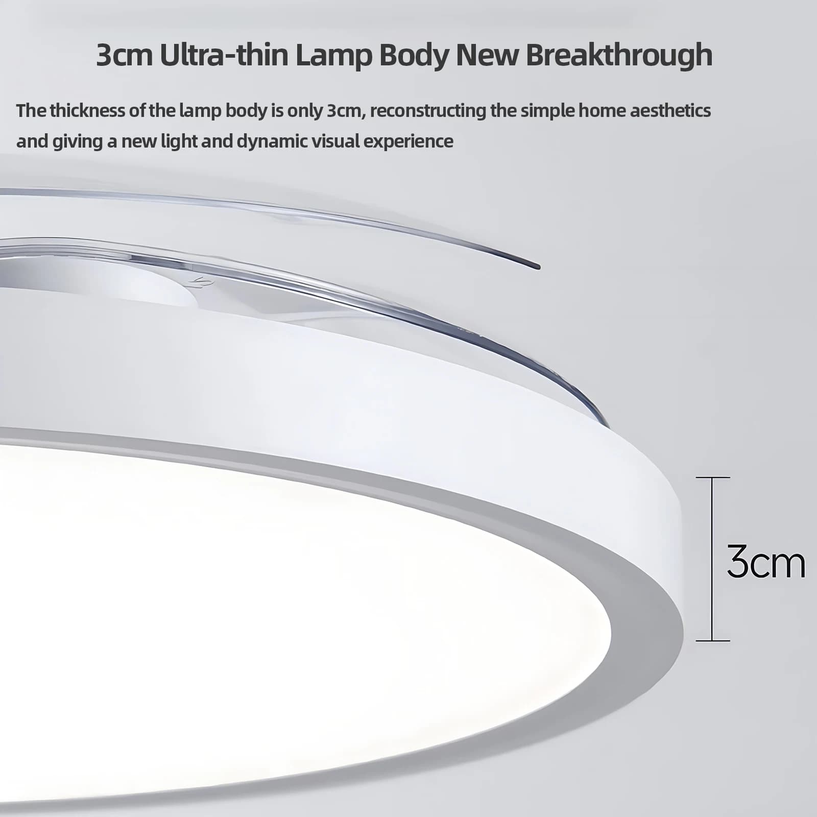 Ceiling Fans With Ultra Thin Semi-Visible Adjustable Fan Blade APP With RC Dimmable Lounge Bedroom Decoration LED Ceiling Light